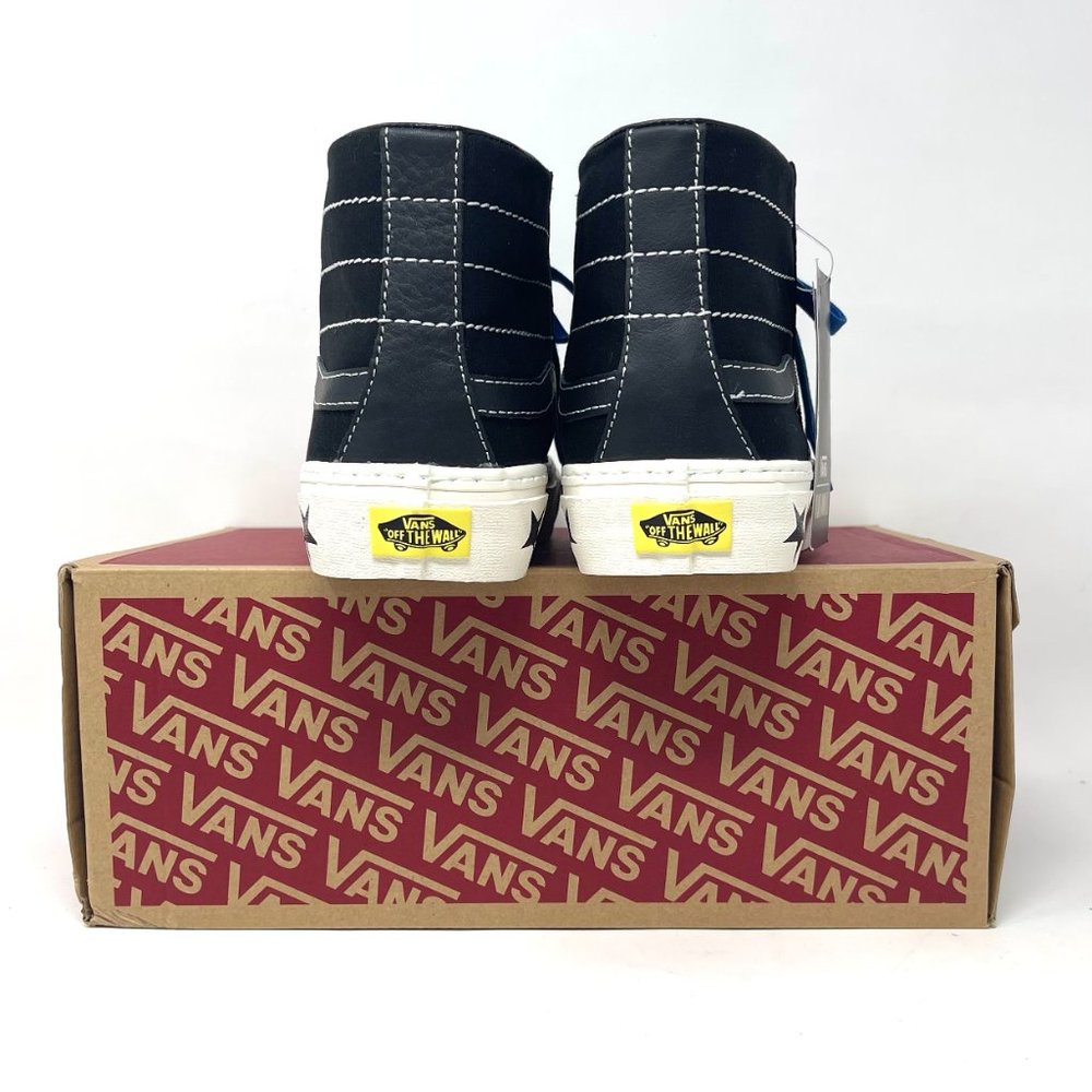 Vans Sk8 Hi 138 Decon Canvas Leather Black Skateboarding Women's S VN0A3MV16BD - Picture 6 of 11